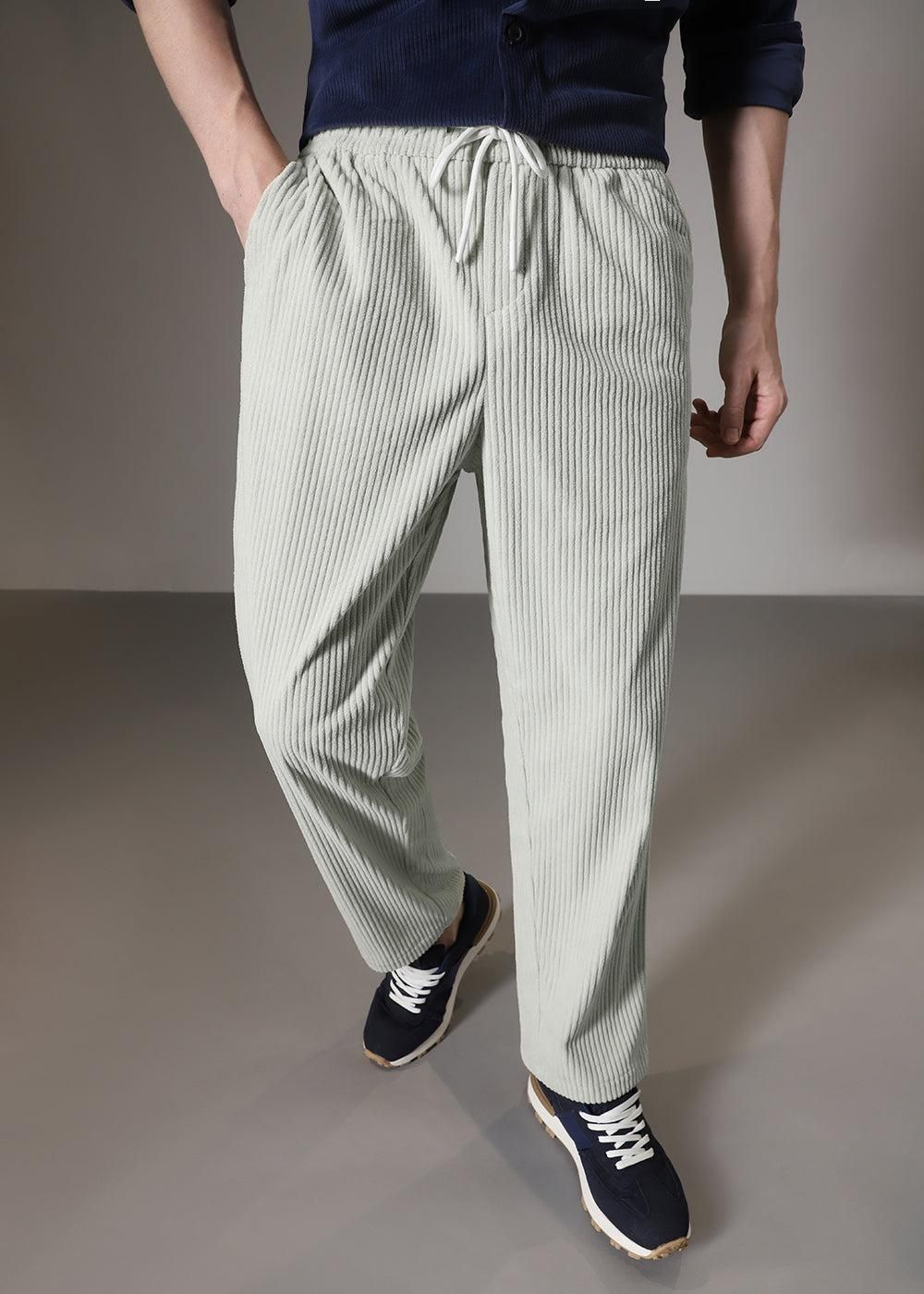 Easy-Wear Loose Corduroy Pant combo of 2