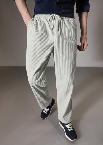 Easy-Wear Loose Corduroy Pant combo of 2