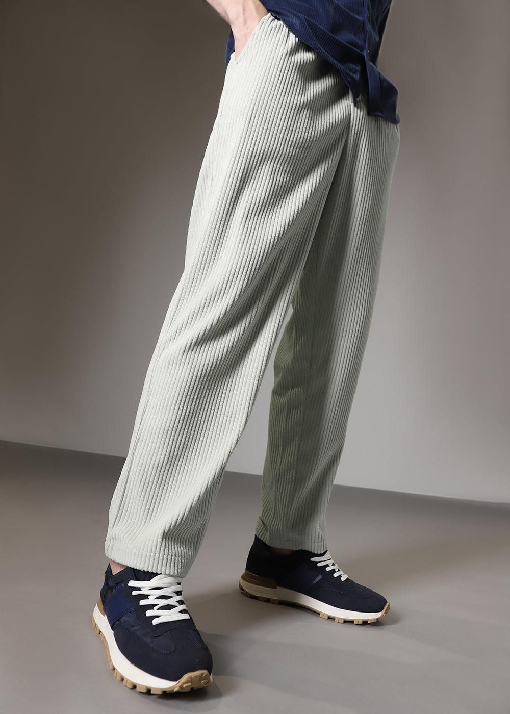 Easy-Wear Loose Corduroy Pant combo of 2