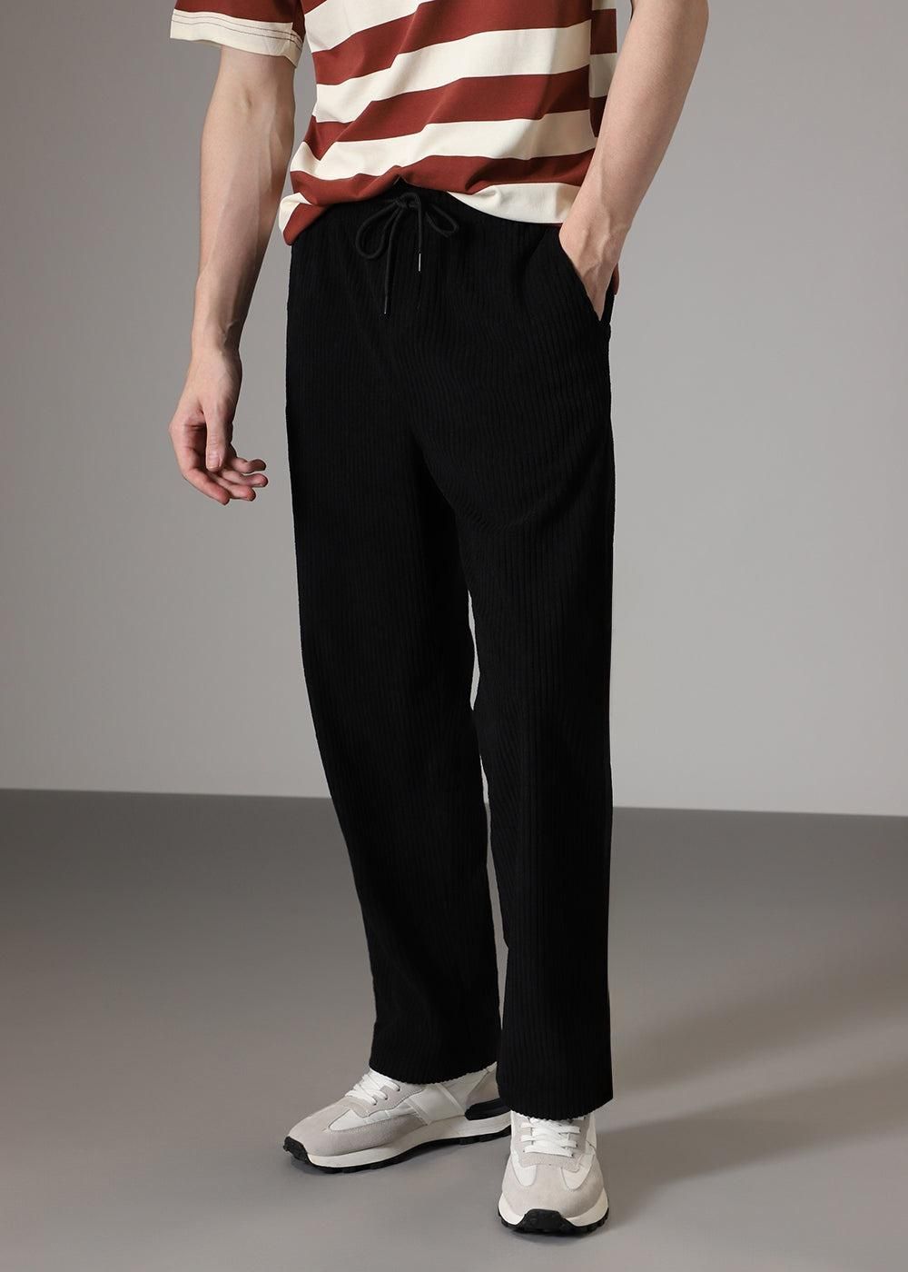 Easy-Wear Loose Corduroy Pant combo of 2