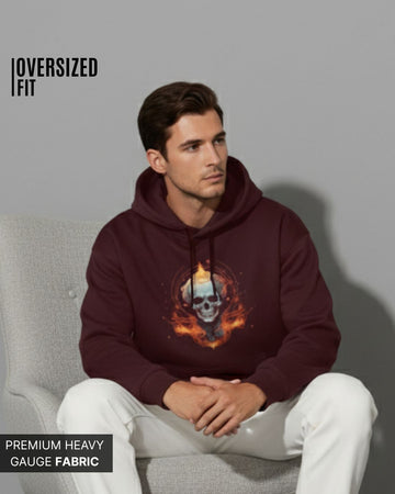 The Cosmic Antlers & Fire Skull Pullover