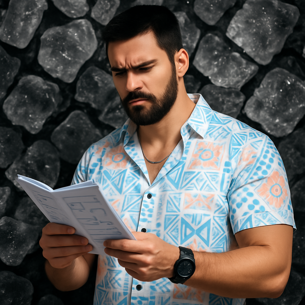 Men's Printed Rayon Half Sleeves Shirt