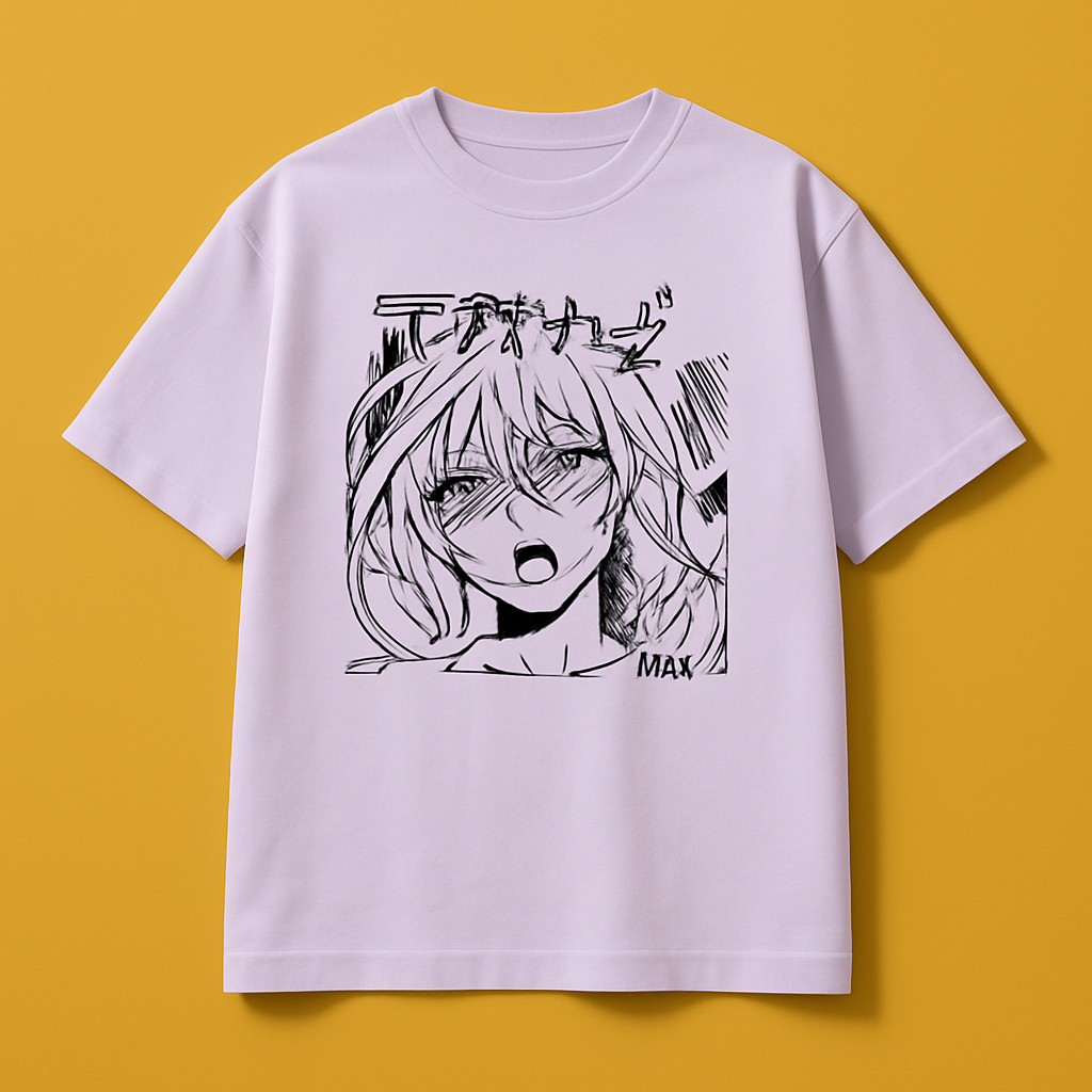 "Ahegao Max" – Unisex Anime Expression Graphic Tee