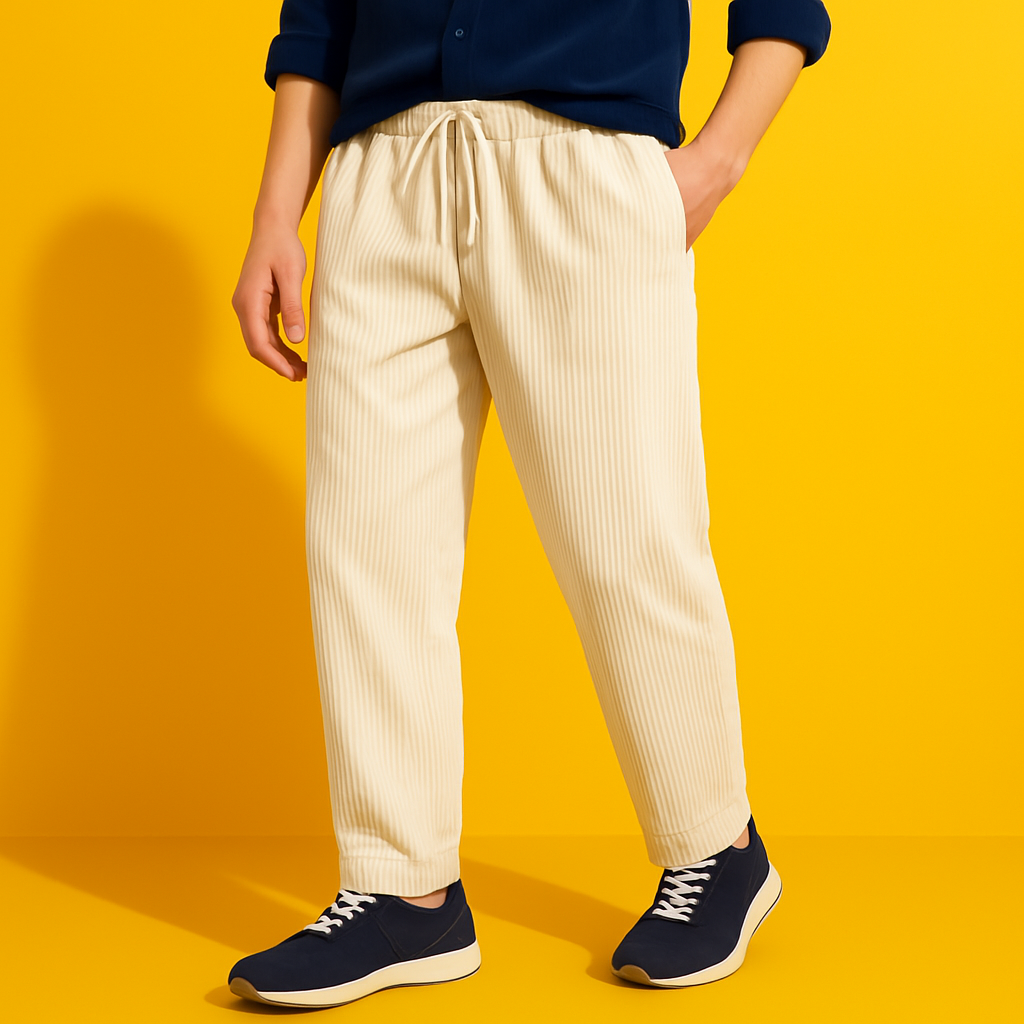 Men's Caudray Fabric Stylish Pants Combo of 2