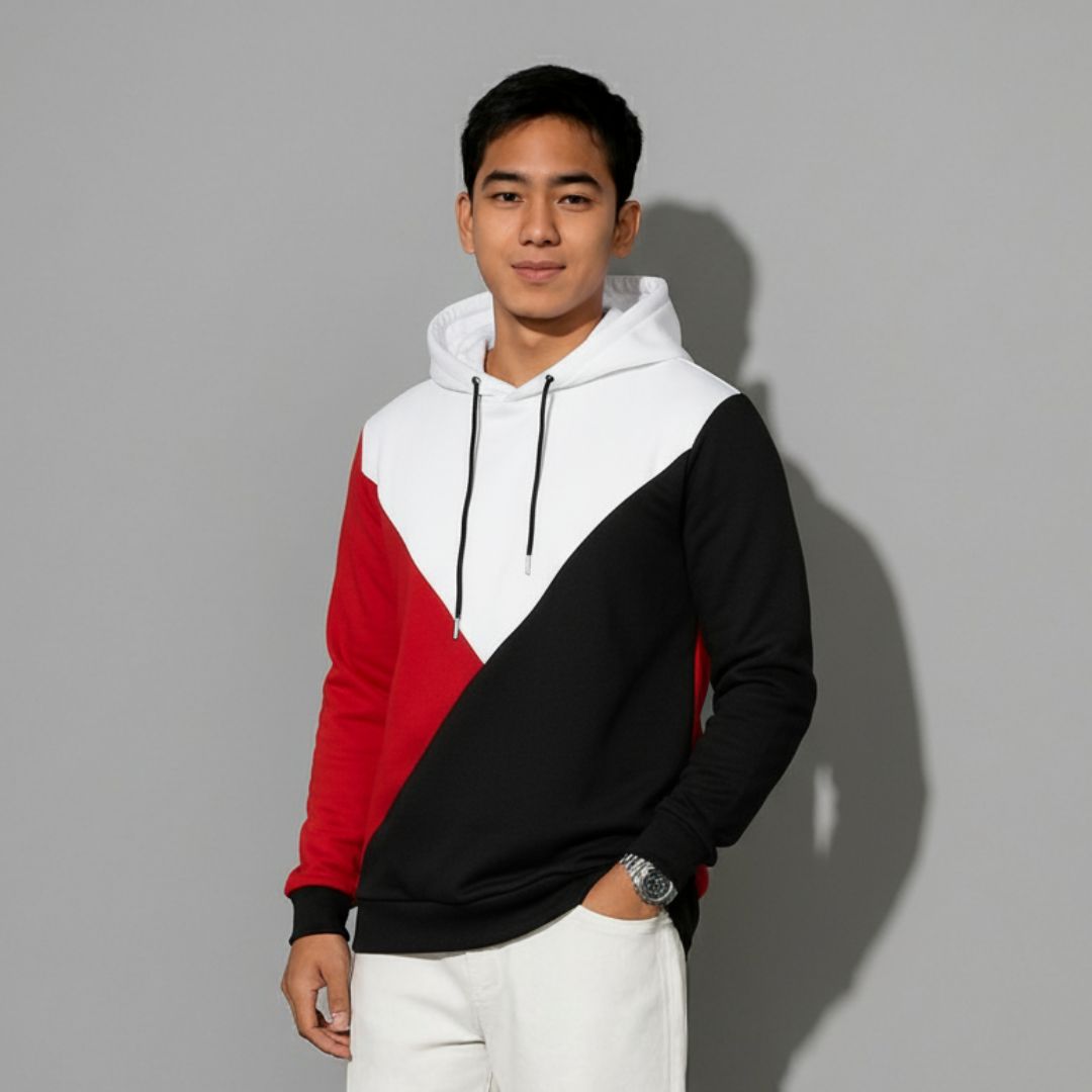 Cotton Blend Multi colour hood