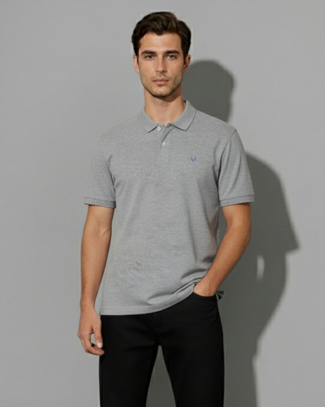 Everyday Grey Polo: T-shirts
