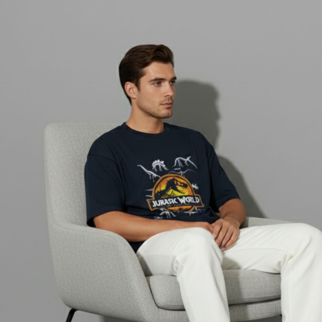 The Raptor Squad 'Blue RP02' Oversized Tee