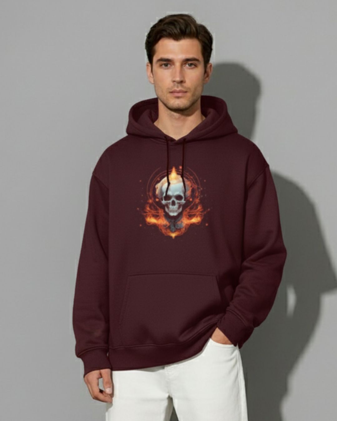 The Cosmic Antlers & Fire Skull Pullover