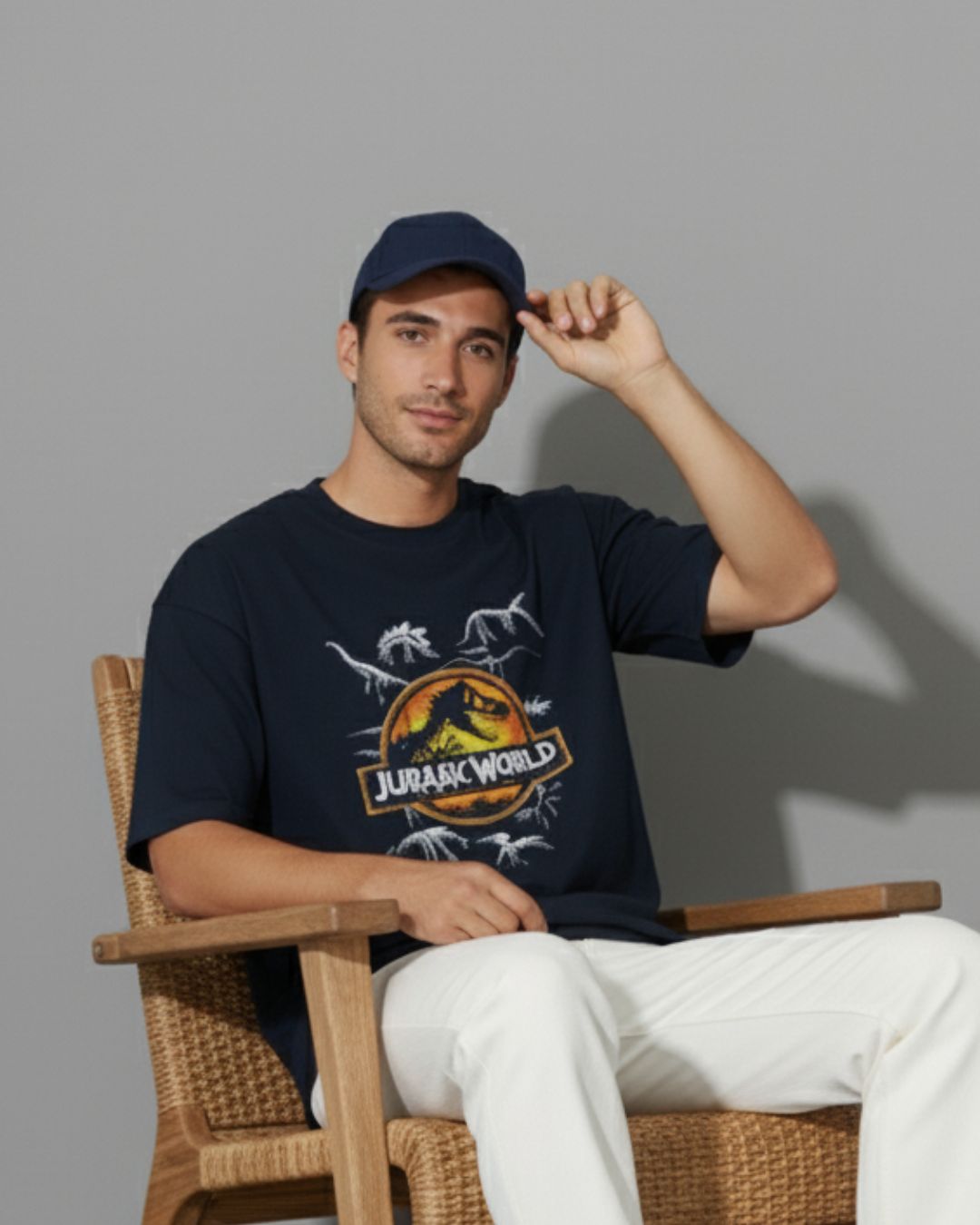 The Raptor Squad 'Blue RP02' Oversized Tee