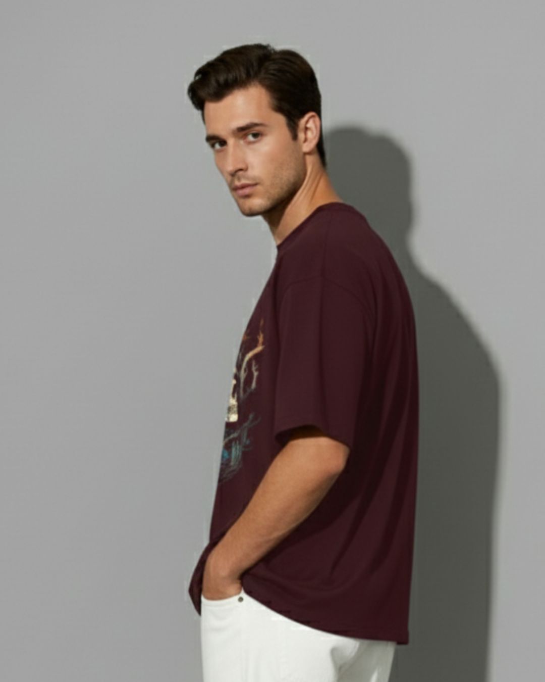 Ethereal Growth Skull Oversized T-Shirt