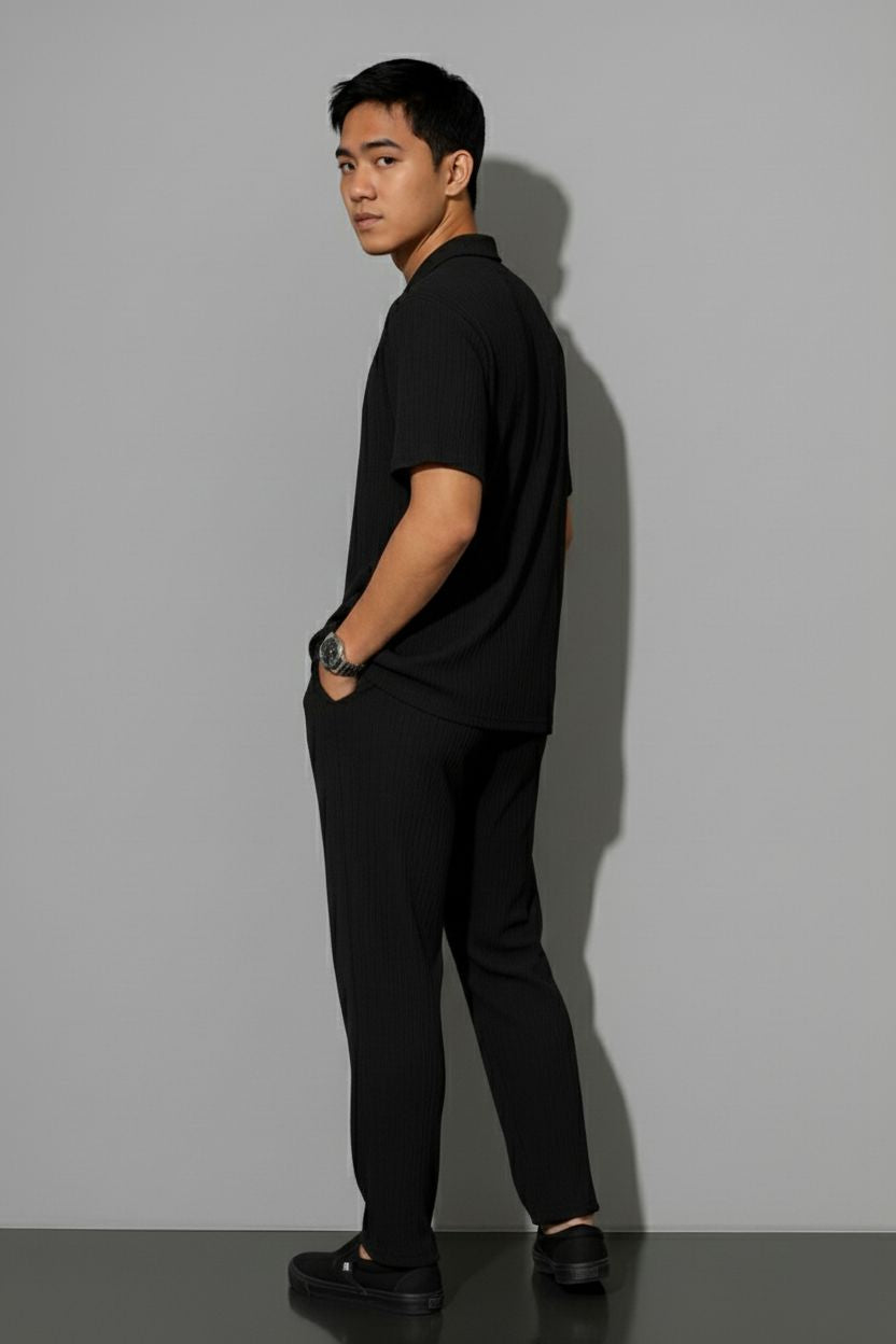 Men's Caudrauy Co-Ord Set Black
