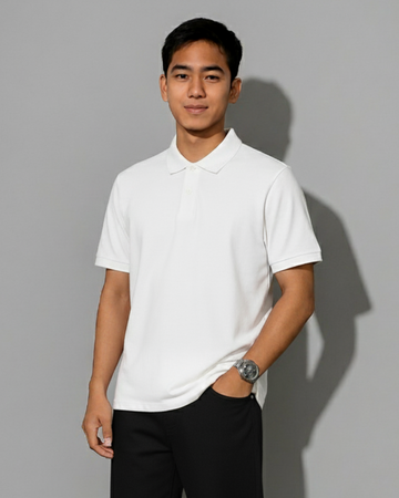 White Summer: Clean Polo T-Shirts