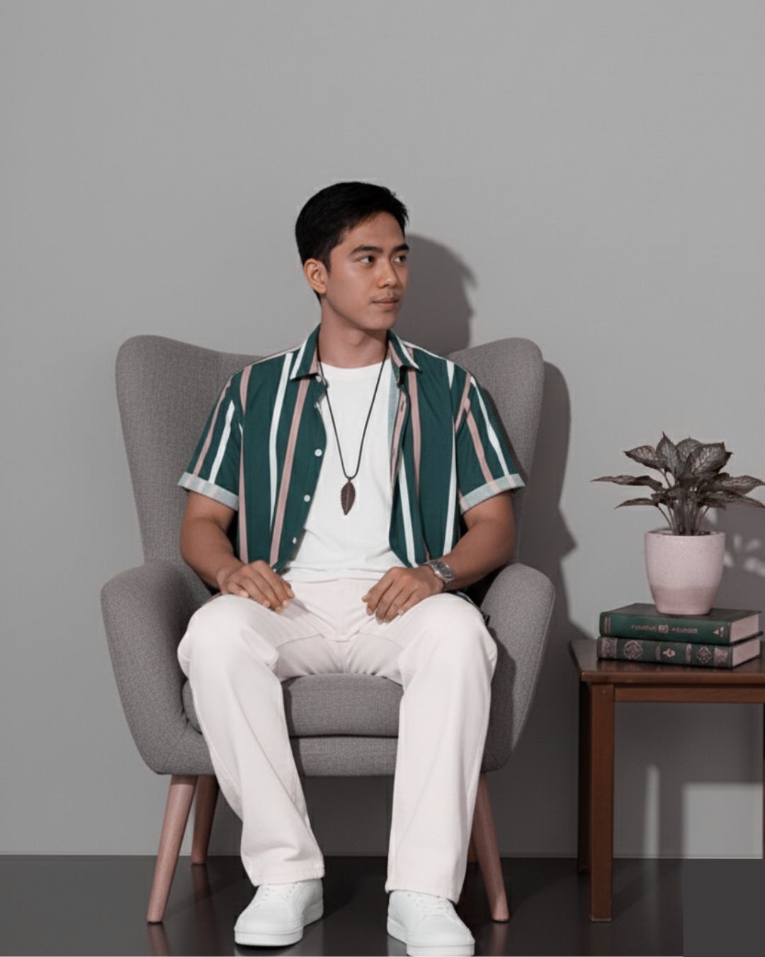 Classic Stripe: Cuban Collar