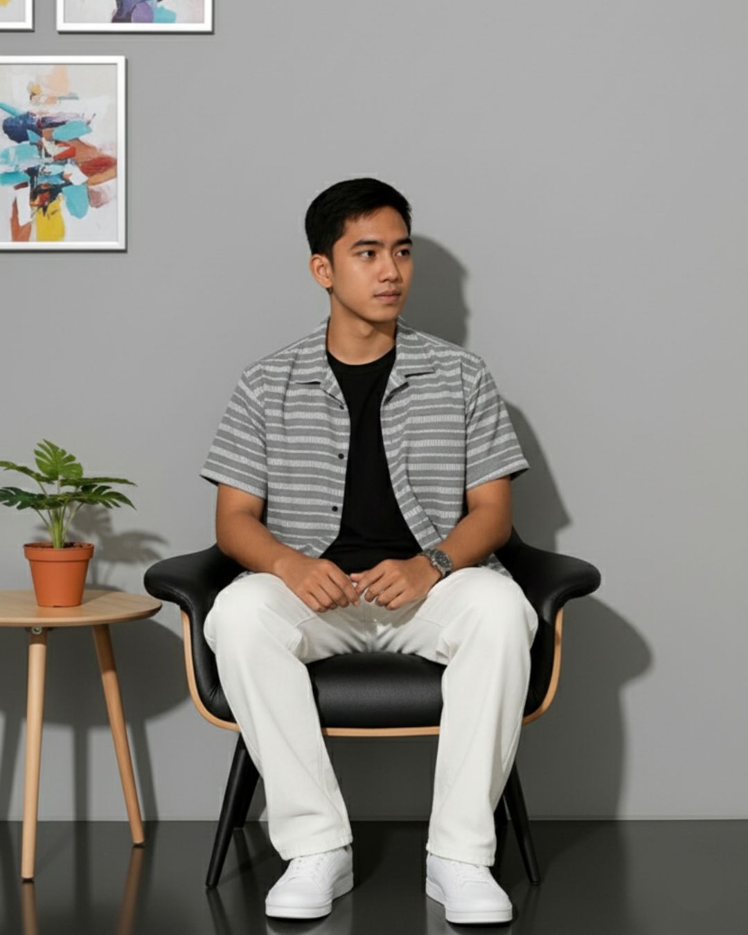 The Minimalist Stripe: Grey Edition