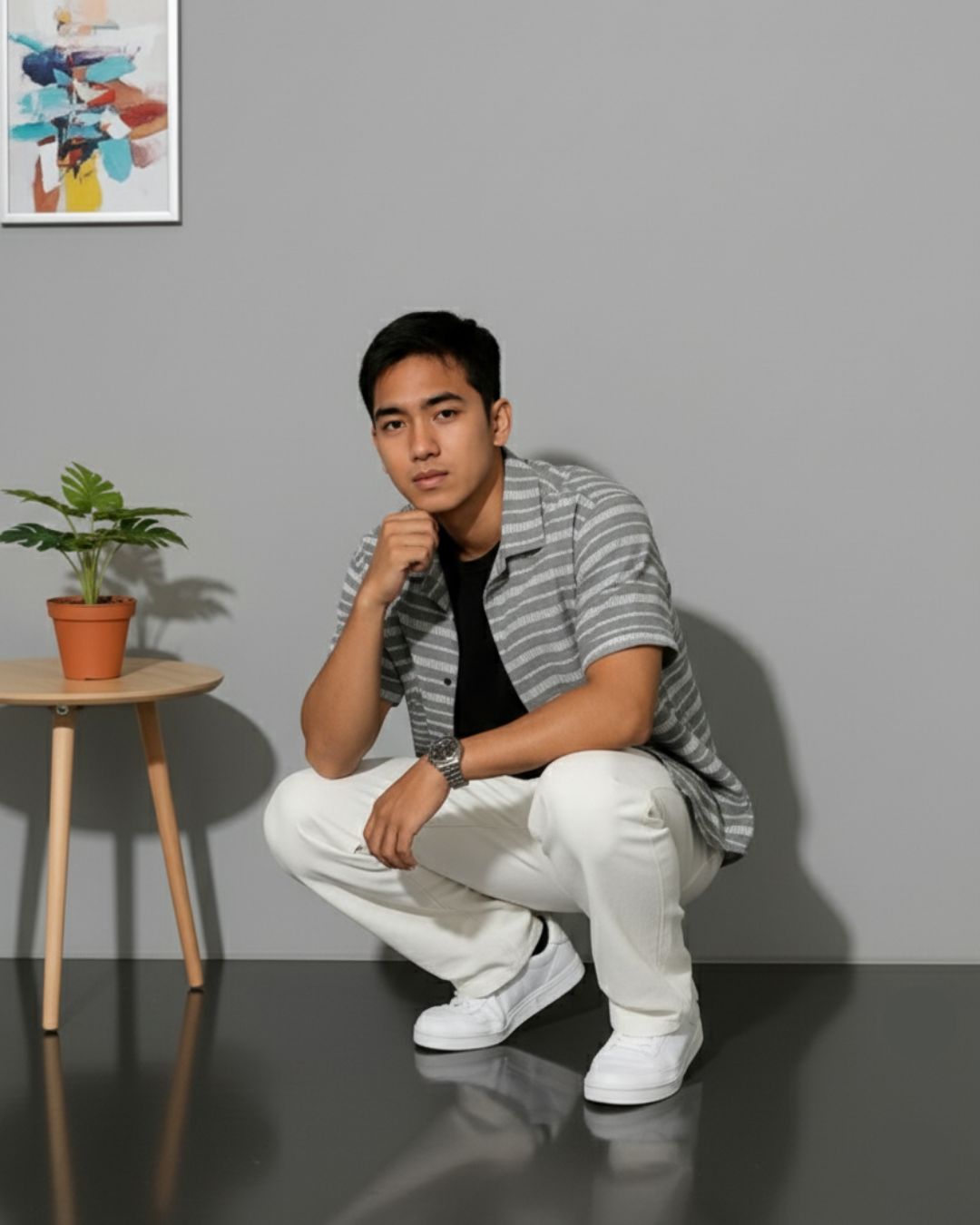 The Minimalist Stripe: Grey Edition