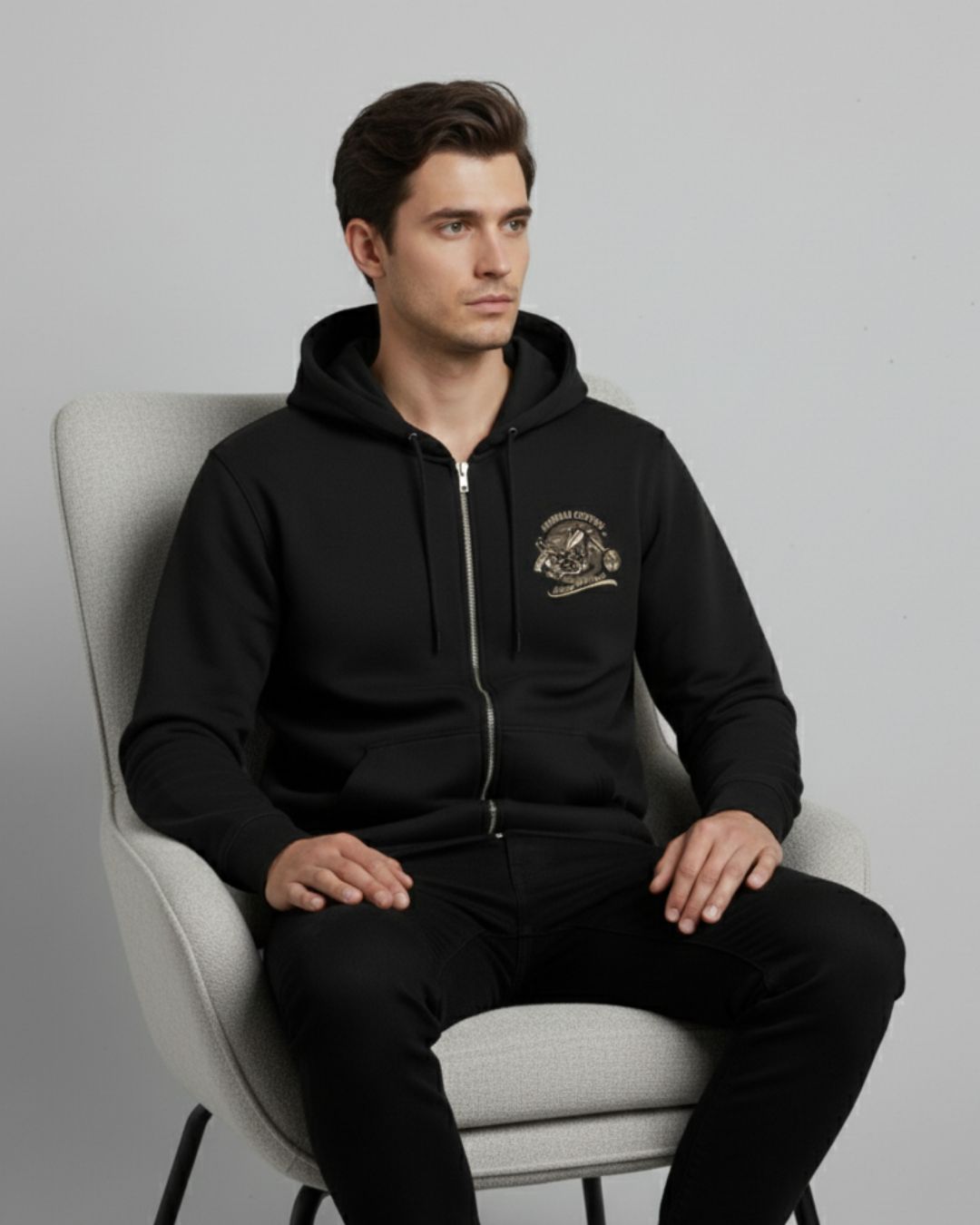 Classic Full-Zip Graphic Hood